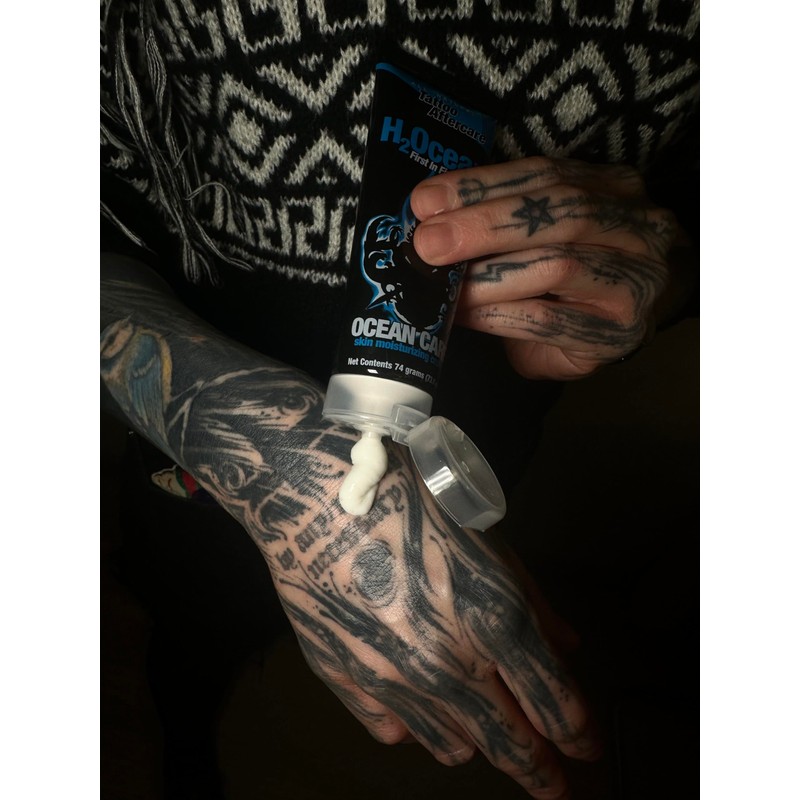 H2Ocean Ocean Care Tattoo Aftercare Lotion – Fragrance & Dye