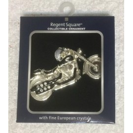 Regent Square Cruiser Motorcycle Regent Square Christmas Ornament With Fine European Crystals