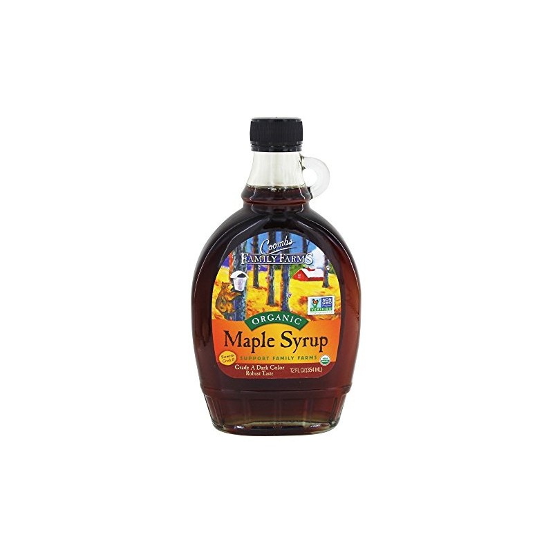 Coombs Family Farms Maple Syrup, Organic Grade A, Dark Color,