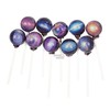 Sparko Sweets Galaxy Lollipops, Galactic Designs, White Peach Flavor, 10