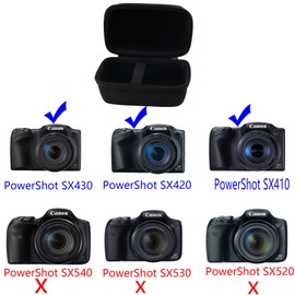WERJIA - Funda rígida para cámara digital Canon PowerShot SX420/SX410