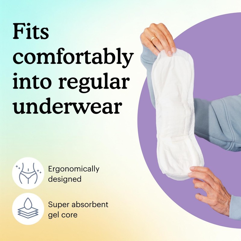 Because Incontinence Pads for Women - Extra Heavy Absorbency, Overnight