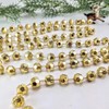 EliteKoopers 5MM Gold Sparkling Faceted Bead Disco Chain Garland for