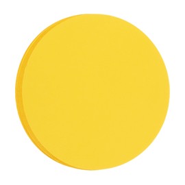 sourcing map 60 PCS Golden Yellow Circle Cutouts Paper, 8 Inch Round Cutouts 200gsm/75lb Circle Cardstock for DIY Crafts Classroom Bulletin Board Decoration