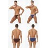 Mens Modal Briefs Low Rise Bikini Underwear Pack of 8,Medium