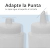 U Chef Juego de 6 Botellas de Plástico Exprimibles para