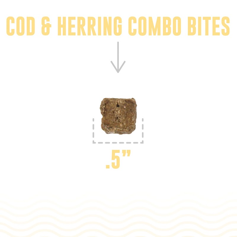 Icelandic+ Cod & Herring Combo Bites Dog Treat 3.0-oz Bag