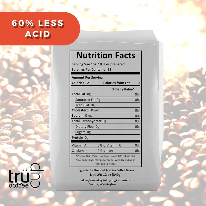 trücup Low Acid Coffee - Medium Roast - 48 Count