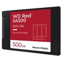 Western Digital WDS500G1R0A-EC SA500 Internal WD Red SATA SSD, 500 GB, 2.5 inch (560 MB/s Read, Up to 530 MB/s), NAS Manufacturer's Warranty 5 Years
