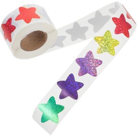 LimCryspp 2 Rollo De Pegatinas De Comportamiento De Recompensa Pegatinas De Aula Pegatinas De Estrella De Cinco Puntas Pegatinas De Profesor De Aula Pegatinas De Aula Pegatinas De (Colores variados)