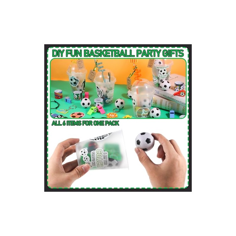 158 Pcs Soccer Party Favors Set for Birthday Celebrations