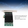 PCIE X1 Ethernet Card 4 Port RJ45 Copper Interface JL82571GB