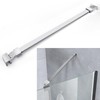 Stainless Steel Shower Rod, Wall-to-Glass Brace for 1/4" & 3/8"