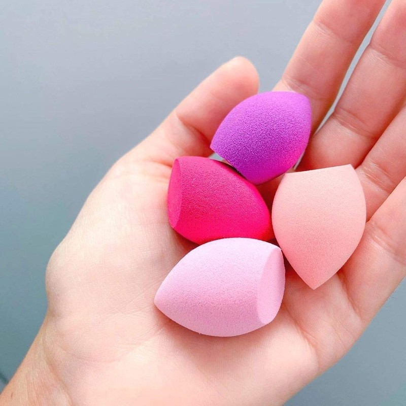 Real Techniques Mini Miracle Complexion Sponge Makeup Blender, Beauty Sponges,(4