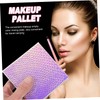 minkissy 2pcs Eyeshadow Empty Box Fish-scale Pattern Portable Eyeshadow Tray