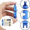 Presta Valve Core Set 11 Pieces Bicycle Valve Adaptor, Valve