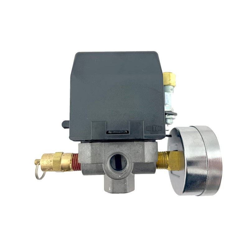 H/D Pressure Switch 4 Ports 95-125 psi w/150 psi Pop