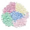 HappyHome 100 Pairs Plastic Snap Buttons 12mm Pastel Colors Plus