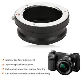 Topiky PB-NEX Camera Lens Adapter Ring,Alloy Manual Focusing Camera Lens E Mount Converter Ring for Praktica PB Mount Lens to for Sony NEX Mount Body
