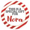 This is a Gift for Nora - Circle Sticker Decal