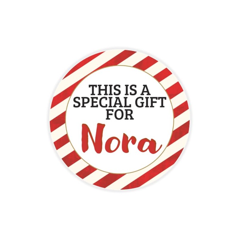 This is a Gift for Nora - Circle Sticker Decal
