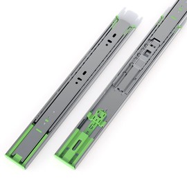 FivePears 1 Pairs 14 Inch Heavy Duty Soft Close Drawer Slides, 150 Lb Load Capacity Full Extension Ball Bearing Side Mount Drawer Runner, Rv Tool Box Kitchen Cabinet Drawer Self Closing Glide Rails