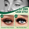 KEYYOU Lash Clusters 3D Effect 231pcs Eyelash Clusters 100D200D 10-18mm