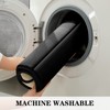 BYSURE BYSURE Black Memory Foam Bathroom Rug Set 3 Piece,