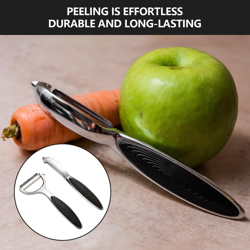 Vegetable Peeler, 2 Pcs Potato Peeler, Julienne Peeler, Zinc Alloy