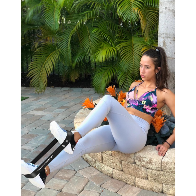 Fit Simplify Resistance Loop Exercise Bands with Instruction Guide and