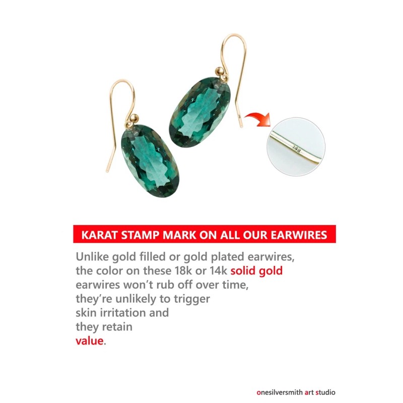 onesilversmith art studio / OAS Solid Gold 14k / 18k