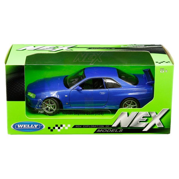 Diecast Model Car Compatible with Welly 1:24 Scale Nissan Skyline