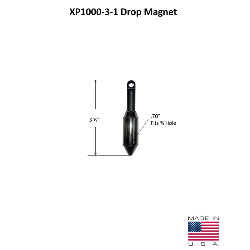 Magnepull XP1000-3-1 POINTY XP MAGNET w/FISH EYE