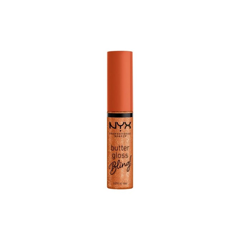 NYX Professional Makeup Butter Gloss Bling Tono Pricey (naranja), 8ml