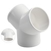 Duct Connector 4 Inch T/Y Splitter Connector PVC Pipe Connector