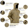HAN·WILD Men's Tactical Jacket Lightweight Windbreaker Spring Combat Soft Shell
