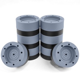 Anti Vibration Pads for Washing Machine 2 Inch, Noise Reducing and Anti Slip Washing Machine Anti Vibration Pads, For Desk, Table, Sofa, Chair Supports Up To 1,300 Lbs