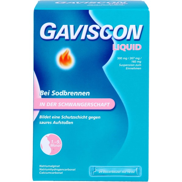 Reckitt Benckiser GAVISCON Liquid für Schwangere, 24 St. Beutel