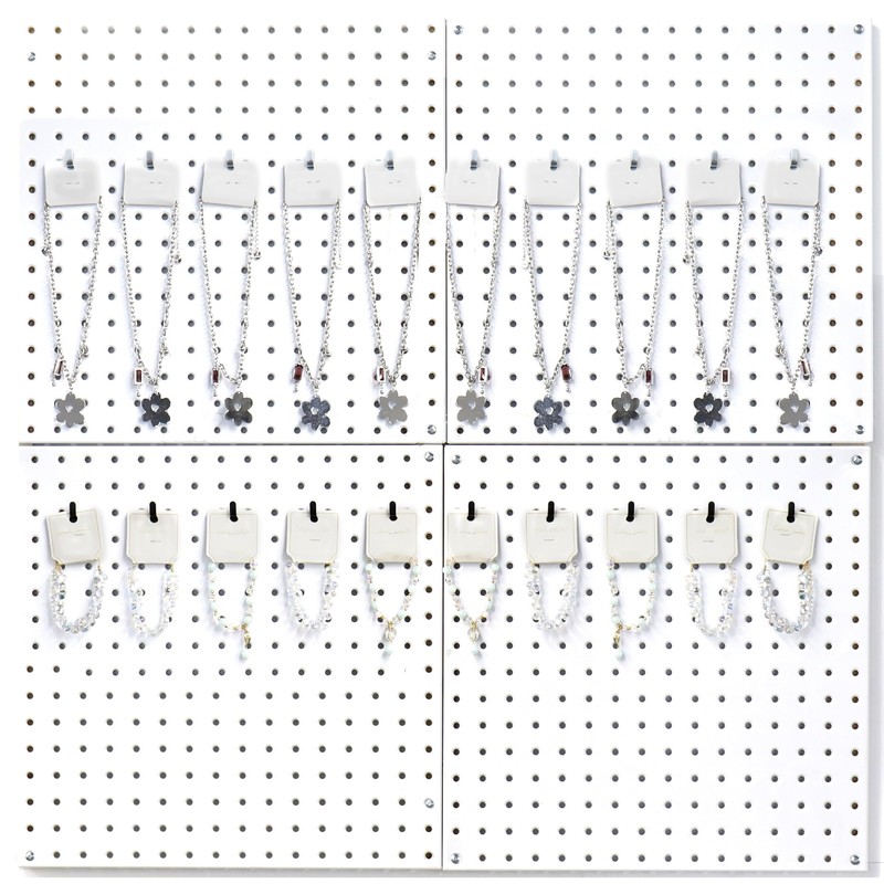 HUHOLE Pegboard Hooks - 20PC - Black Powder Coated -