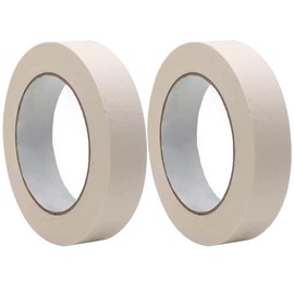 Masking Tape, White Wide, Paint Masking Tape, Wide, For Architectural Painting, Handy Crown For Painting, General Purpose Coating Tape, Curing Tape, Writable, Processed Paper, Ultra Thin Paper With