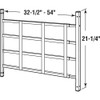 Segal S 4768 Carbon Steel Fixed 4-Bar Window Grill for