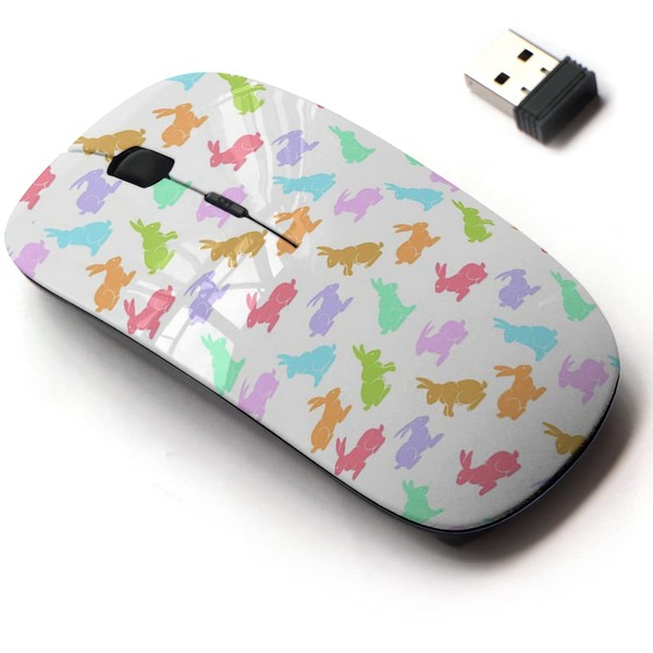 2.4G Wireless Mouse with Cute Pattern Design for All Laptops
