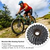 7 Speed Freewheel 13‑28T Bike Threaded Flywheel Silver Steel Bike