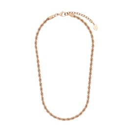 s.Oliver 2038846 Women's Stainless Steel Necklace 45 + 5 cm Rose Gold Comes in Jewellery Gift Box, Stainless Steel, None