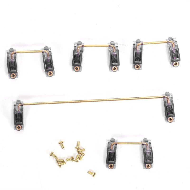 Mechanical Keyboard Stabilizer with GoldPlated Screws Computer Accessory for DIY