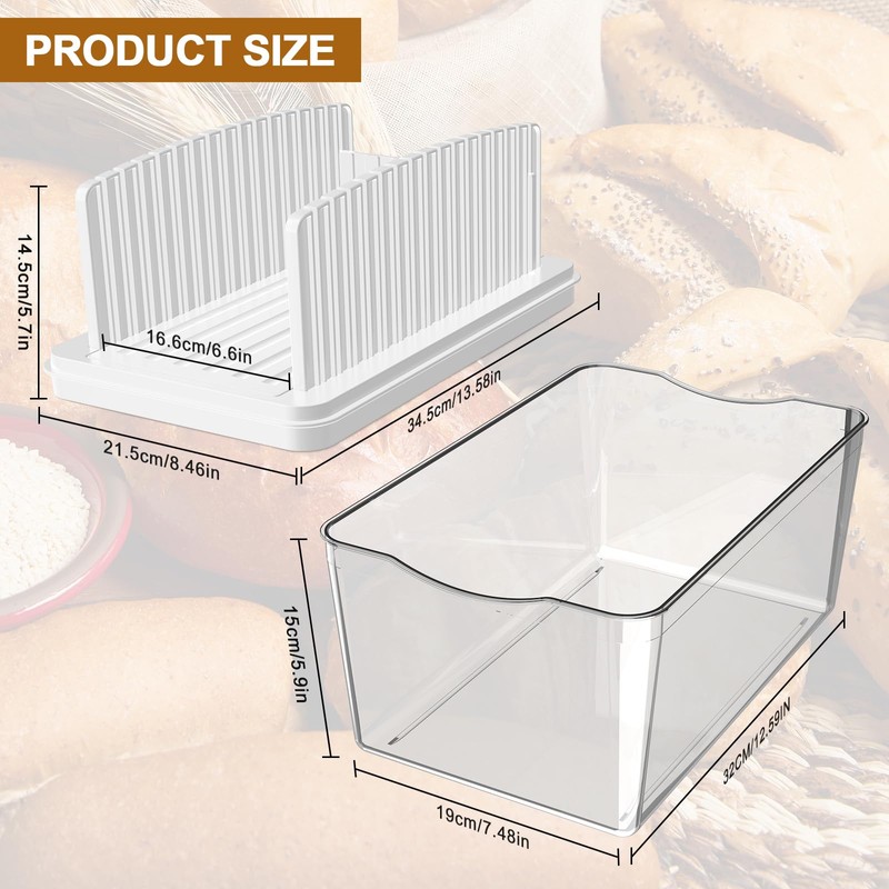 Kiss Core Upgrade Pull Out Bread Slicer for Homemade Bread