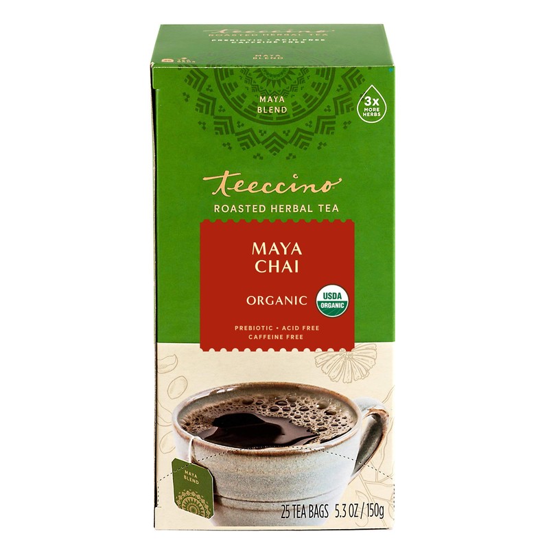 Teeccino Herbal Tea – Maya Chai – Rich & Roasted