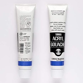 Turner Colour Works Acryl Gouache Artist Acrylic Paint - Single 100 ml Tube - Cobalt Blue Hue