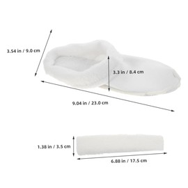 ULTECHNOVO 1 Set Warm Plush Cotton Shoe Liners Removable Washable Winter Inserts for Thick Lined Slippers for Cold Weather Footwear