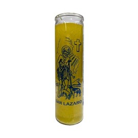 Generic San Lazaro (Saint Lazaro) Yellow Devotional Candle